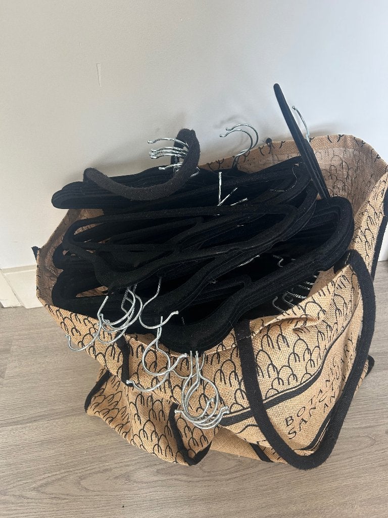 Kledinghangers velvet, Ophalen, Nieuw, Fluweel