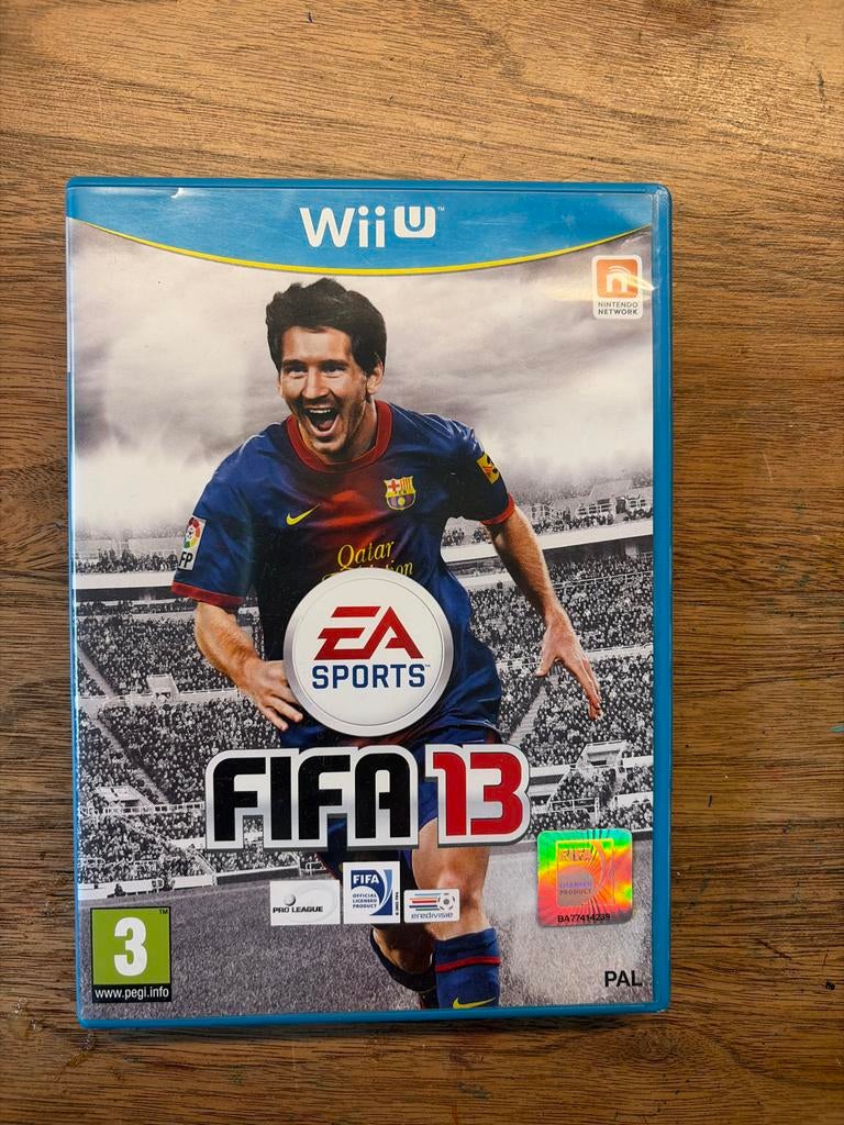 FIFA 13 voor Nintendo Wii U - Voetbalgame met Messi, Spelcomputers en Games, Games | Nintendo Wii U, Gebruikt, 2 spelers, Eén computer