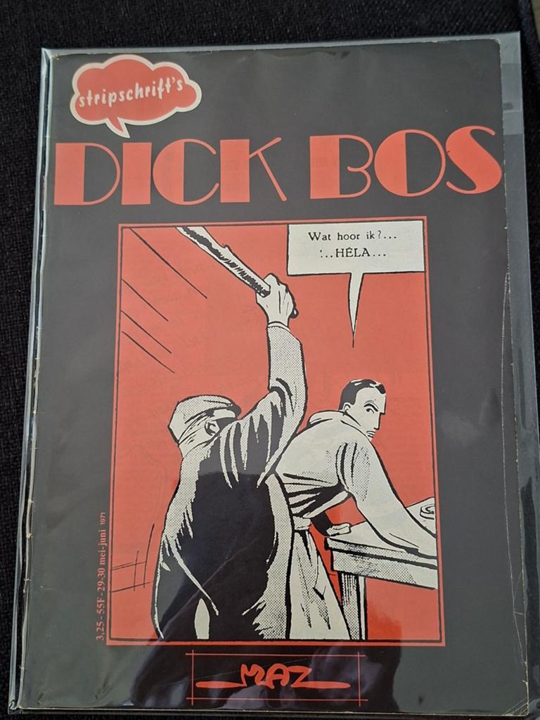 Stripschrift's Dick Bos - nr 29/30 (1971) MAZ, Eén stripboek, Ophalen of Verzenden, Gelezen, Maz
