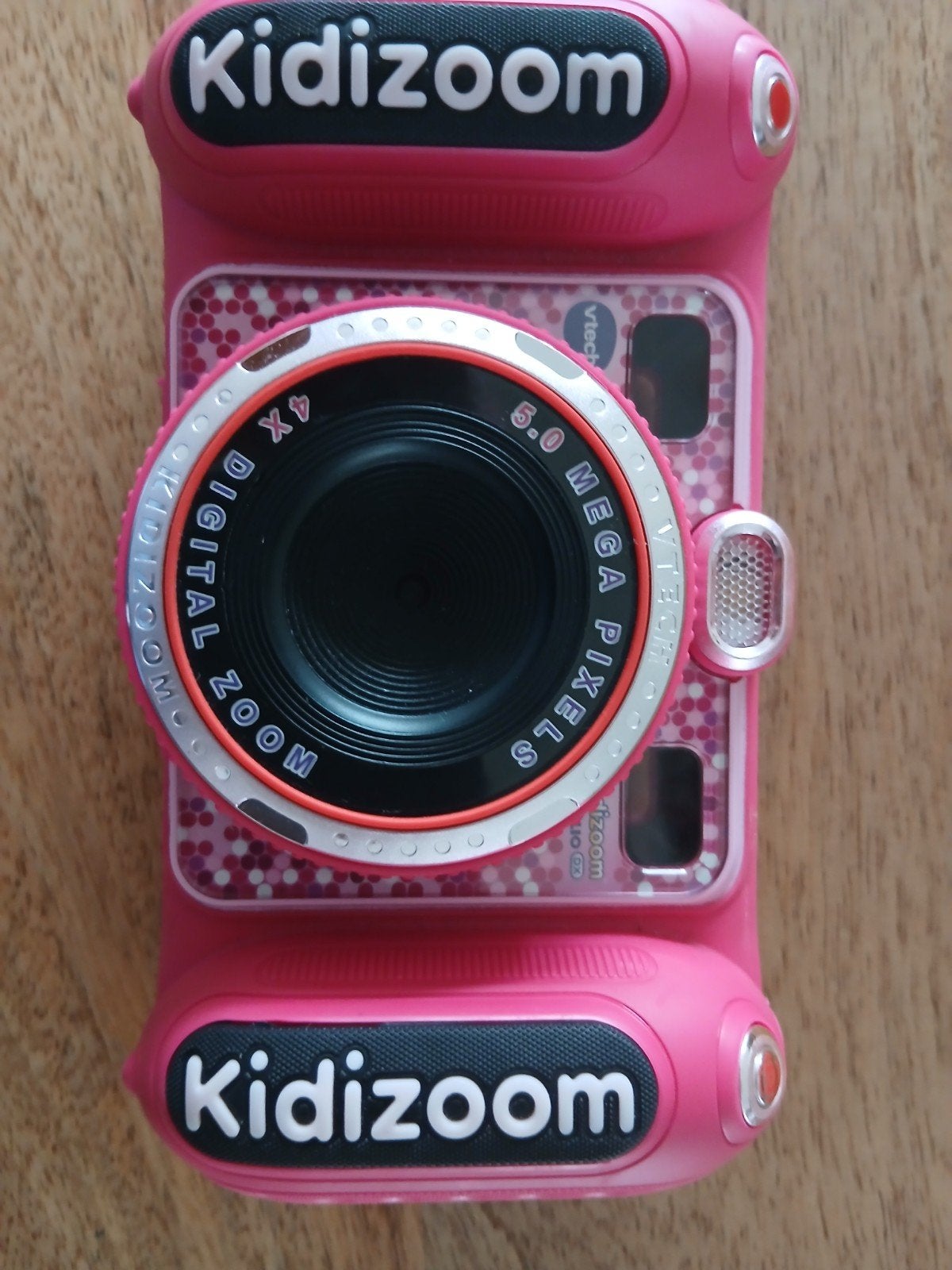 VTech Kidizoom Duo DX - Roze kindercamera, Ingebouwde flitser, Ophalen of Verzenden, Zo goed als nieuw, Kindercamera