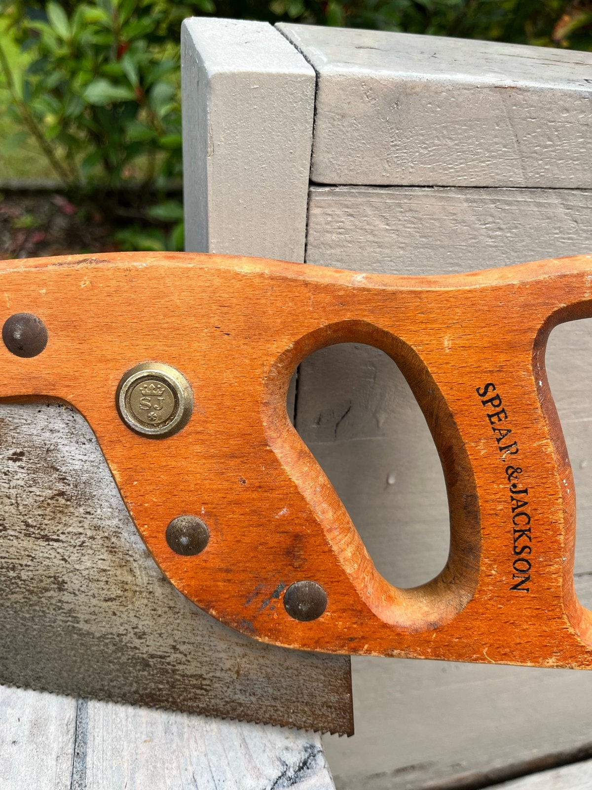 Vintage Spear & Jackson handzaag, Doe-het-zelf en Verbouw, Ophalen of Verzenden, Gebruikt, Zaag, Overige merken