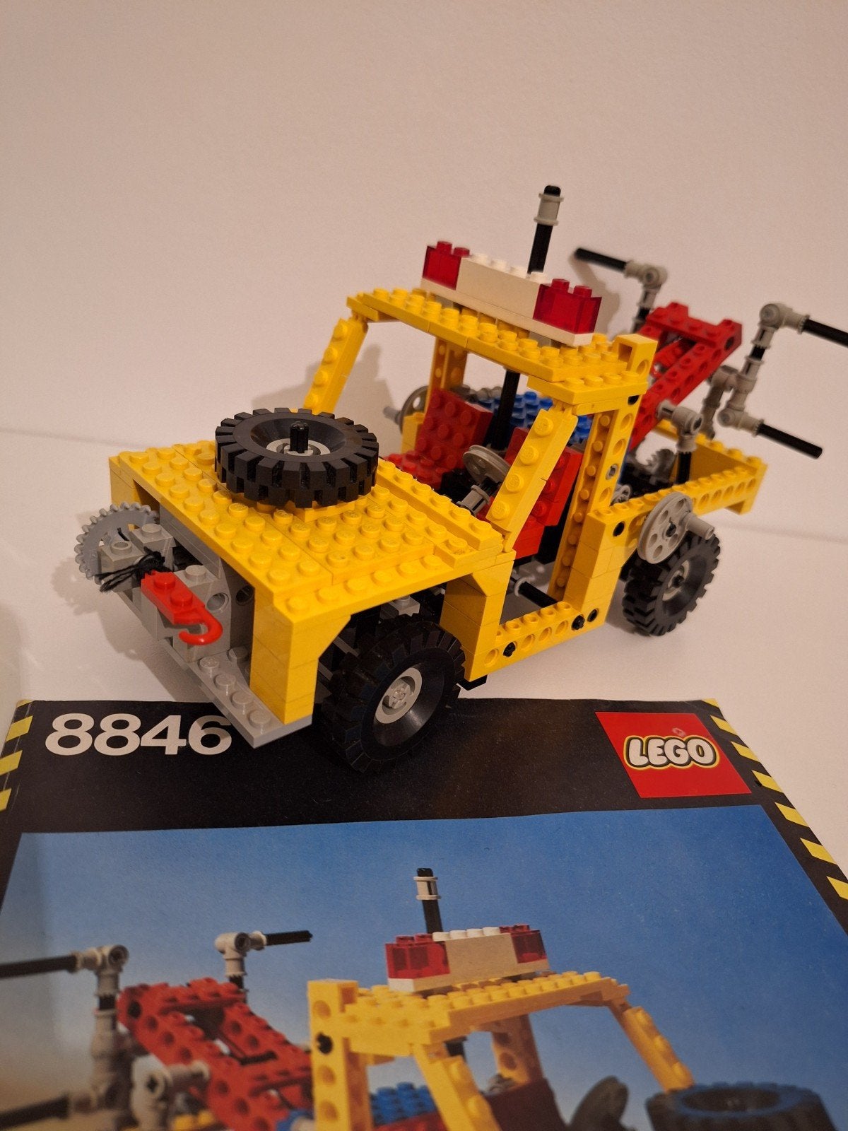 Lego technic 8846 sleeptruck compleet met boekje, Gebruikt, Lego, Inclusief instructies, Ophalen of Verzenden
