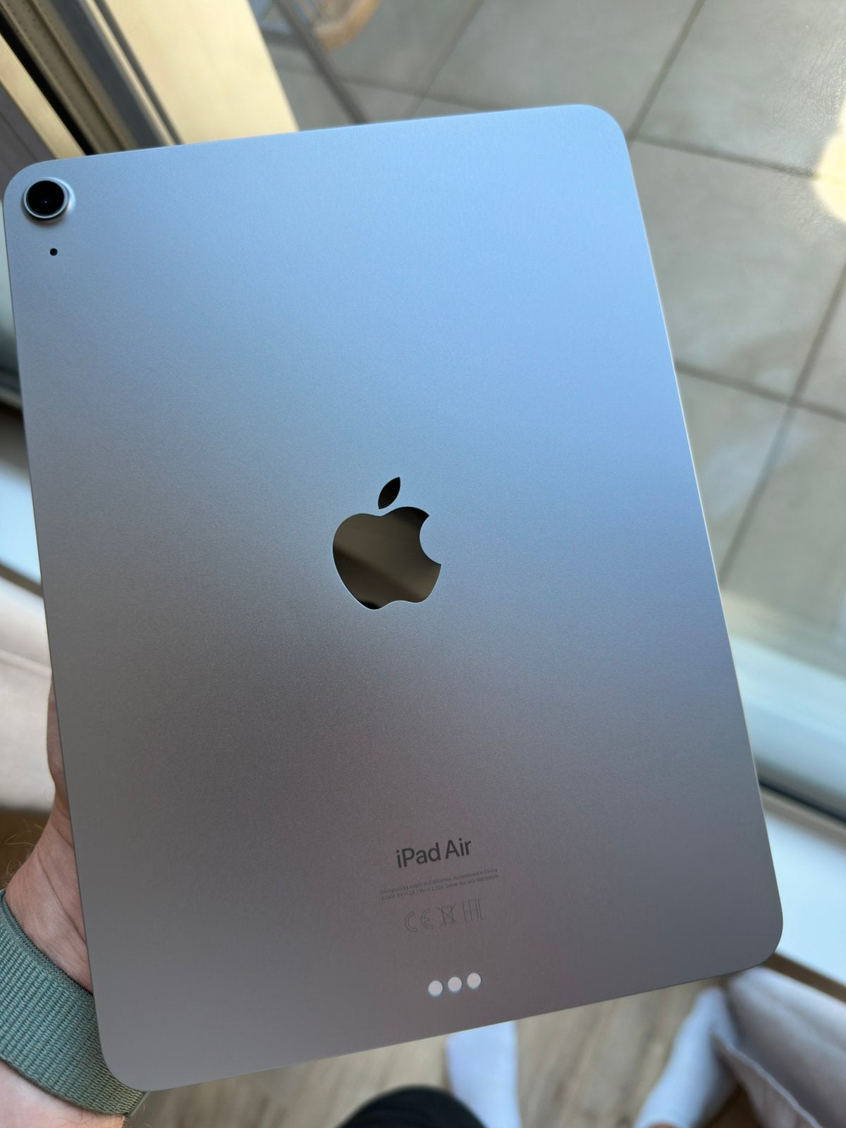iPad Air M2 128GB Space Grey + Folio Case | Batterij 89%, Ophalen, Apple iPad Air, 11 inch, Zo goed als nieuw