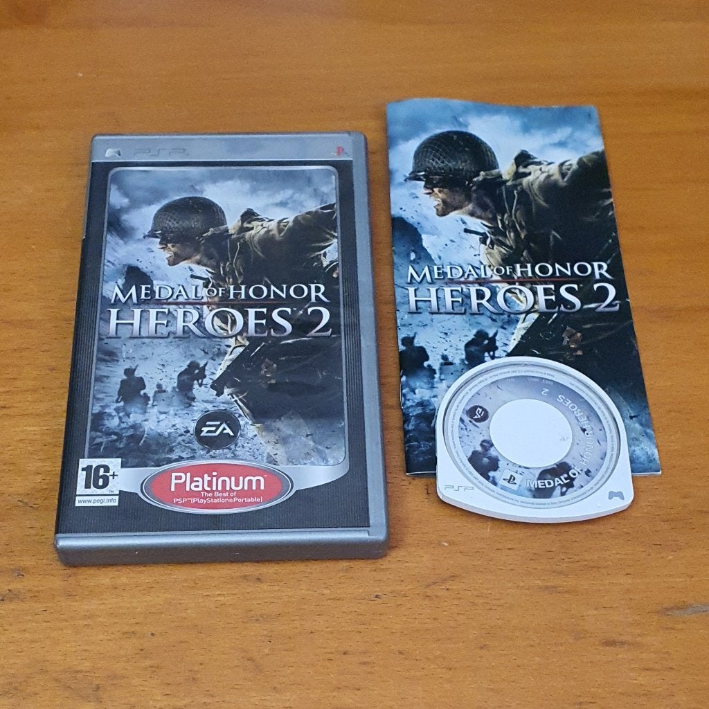 PSP | Medal of Honor Heroes 2, Spelcomputers en Games, Games | Sony PlayStation Portable, Gebruikt, Vanaf 18 jaar, Shooter, 1 speler
