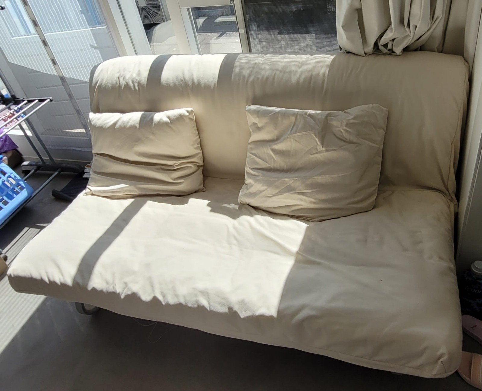 IKEA slaapbank, Ophalen, Zo goed als nieuw, Tweepersoons, 160 cm