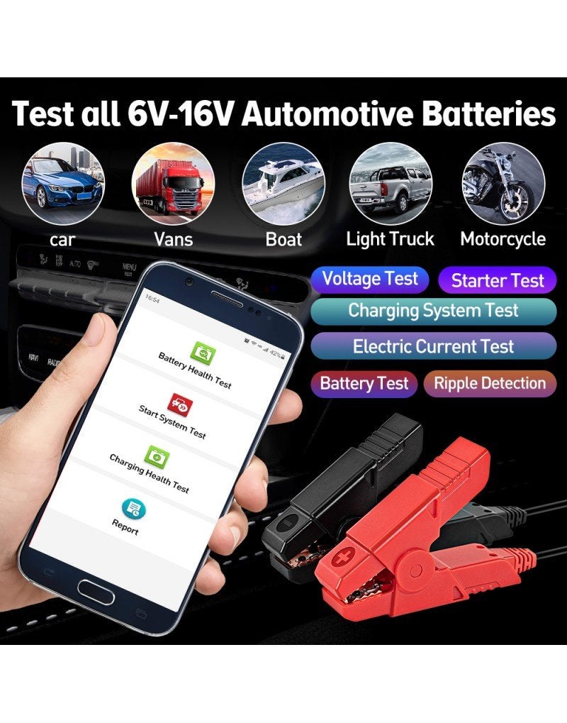 Launch BST360 6V 12V auto-accutester, Ophalen of Verzenden
