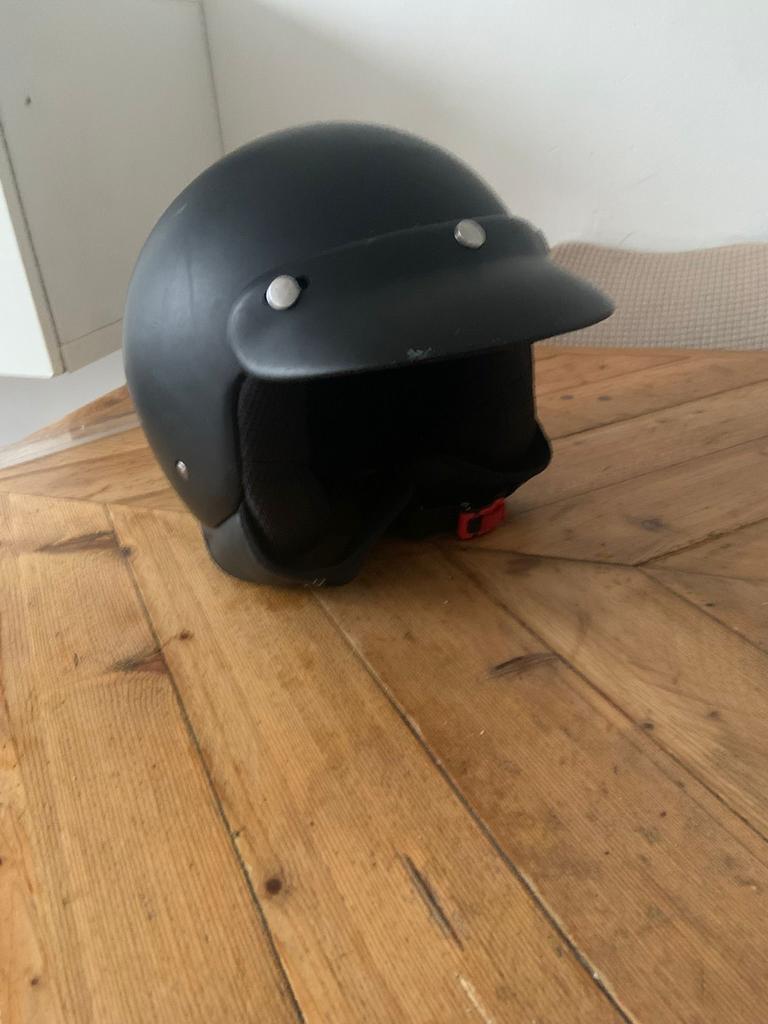 Scooter helm brommer helm, Fietsen en Brommers, Brommerhelmen, Ophalen of Verzenden, Gebruikt