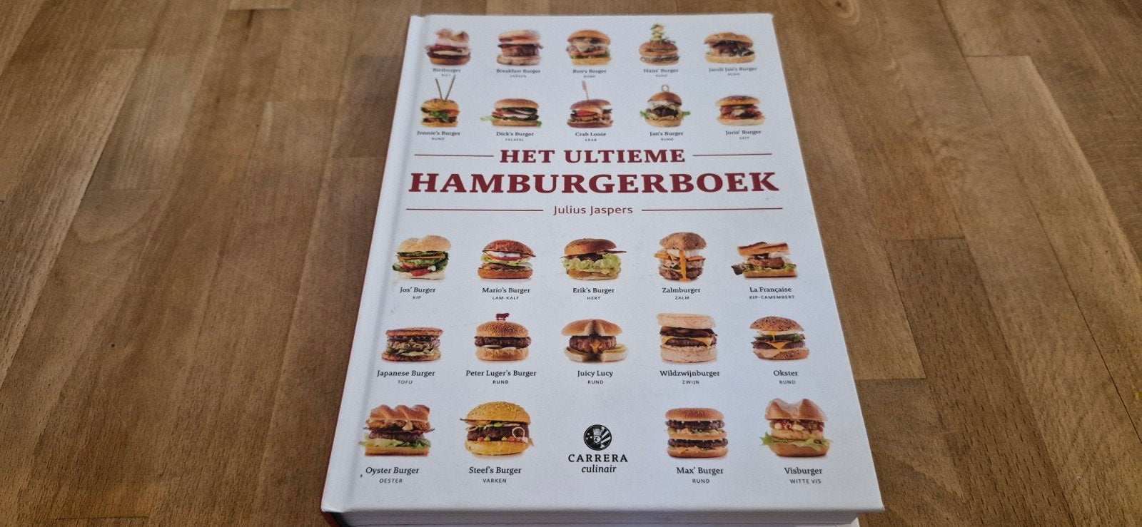 Het Ultieme Hamburgerboek van Julius Jaspers nieuw, Hoofdgerechten, Julius Jaspers, Ophalen of Verzenden, Zo goed als nieuw