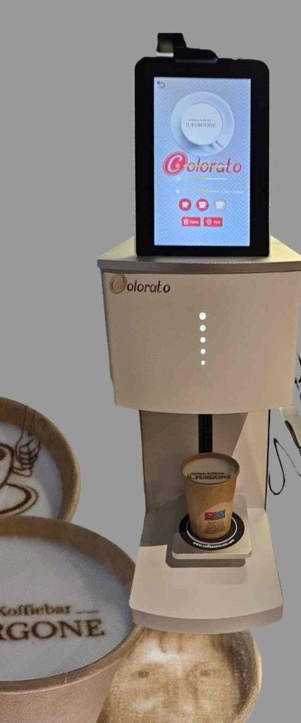 koffieprinter Colorato, Ophalen, Zo goed als nieuw, Colorato