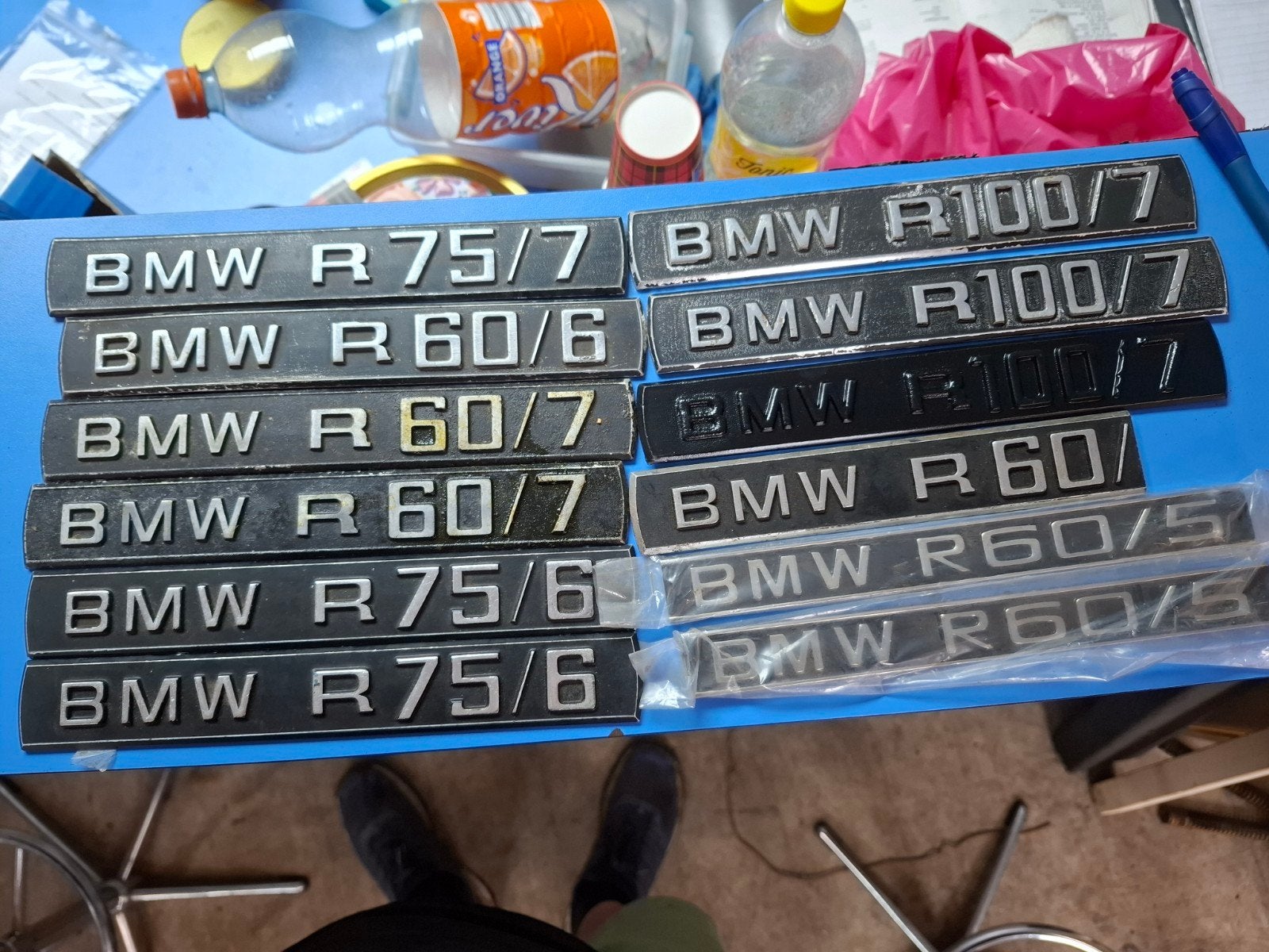 Origineel embleem op deksel BMW, Motoren, Verzenden, BMW, BMW, BMW
