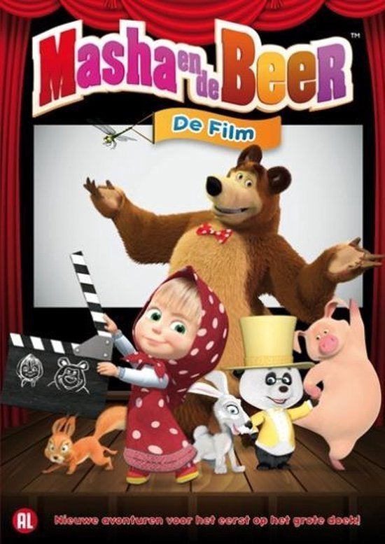 DVD Masha En De Beer - De Film NIEUW, Avontuur, Alle leeftijden, Nieuw in verpakking, Film