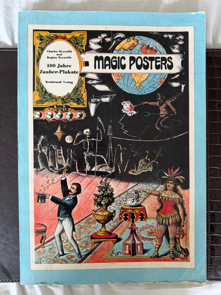 Vintage Magic Posters boeken –Houdini / Rosini (1976), Ophalen, Zo goed als nieuw