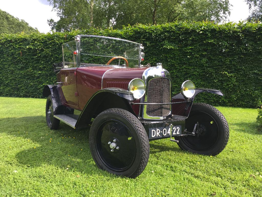 Citroen 5HP c2 cabriolet 1923, Achterwielaandrijving, 4 cilinders, Cabriolet, Handgeschakeld