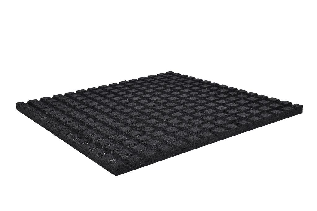 Rubber Fitness / Crossfit tegel 100 x 100 x 4.2cm, Sport en Fitness, Benen, 2404CE, Stuntgras, Overige typen