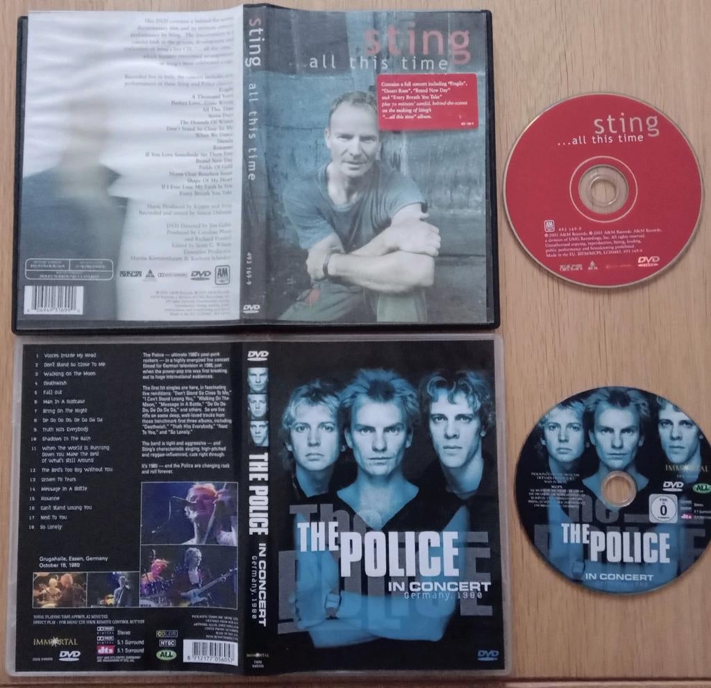 Sting & The Police Concert DVD - All This Time, Ophalen of Verzenden