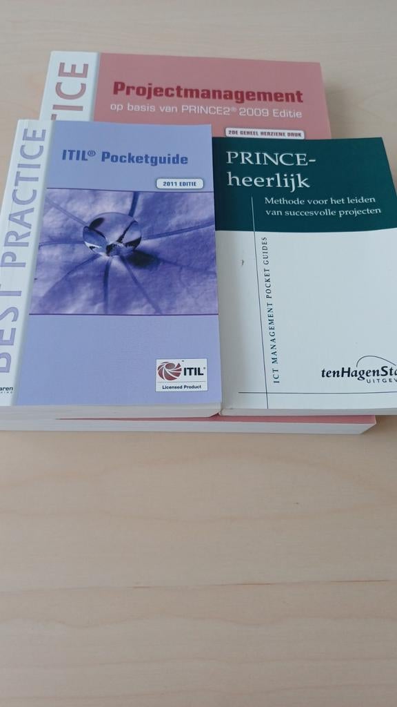 Projectmanagement Boeken - ITIL, PRINCE2, Boeken, Studieboeken en Cursussen, Diverse, Zo goed als nieuw, Beta, HBO