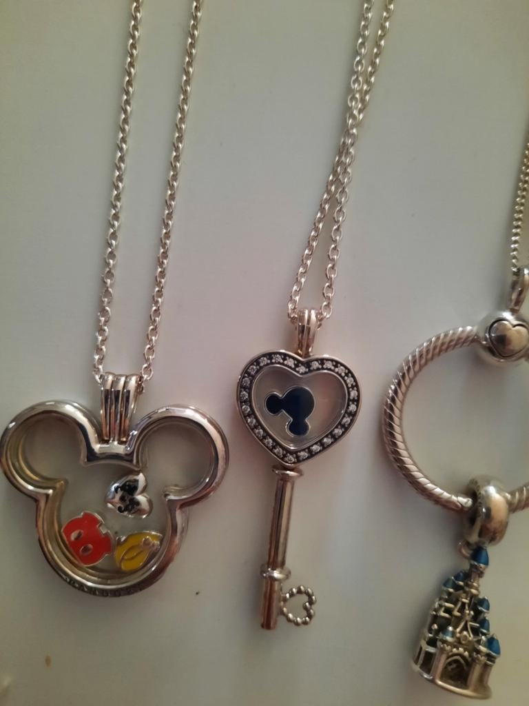 Disney Pandora kettingen, Ophalen of Verzenden, Mickey Mouse, Beeldje of Figuurtje