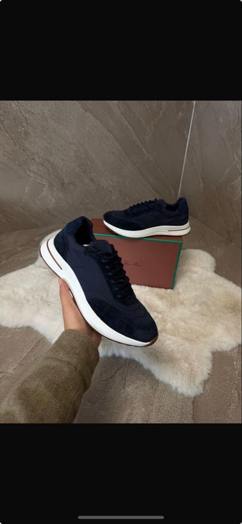 Loro Piana Heren Schoenen - Maat 43-45 - Nieuw met toebehore, Ophalen of Verzenden, Nieuw, Blauw, Sneakers of Gympen