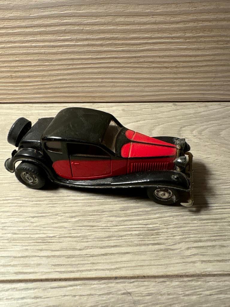 Bugatti Type 50 Modelauto Rood/Zwart, Ophalen of Verzenden, Gebruikt, Auto, Overige merken