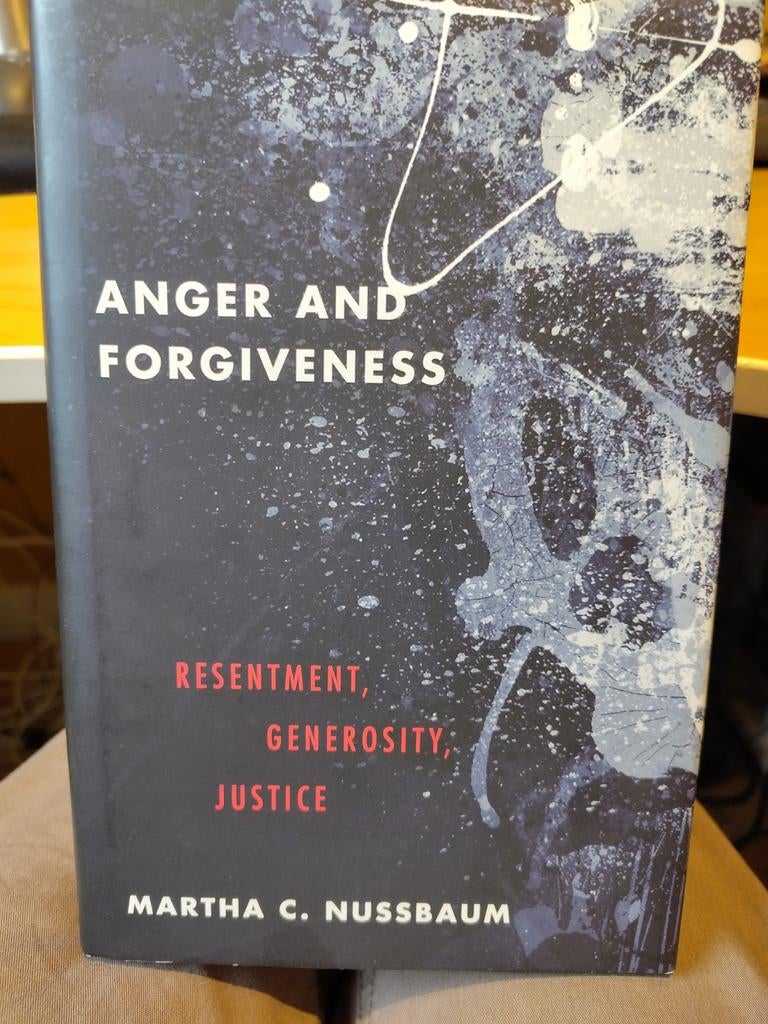 Anger and Forgiveness Martha Nussbaum, Boeken, Gelezen, Martha C. Nussbaum, Wijsbegeerte of Ethiek, Ophalen of Verzenden