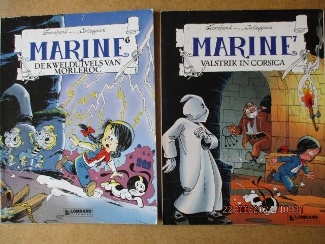 adv3574 marine, Boeken, Stripboeken, Gelezen, Eén stripboek, Ophalen