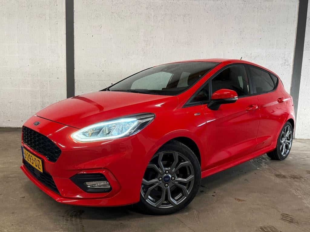 Ford Fiësta 1.0 ST line B&O LED HALF LEDER NAP, Voorwielaandrijving, 580 kg, Leder en Stof, 49 €/maand