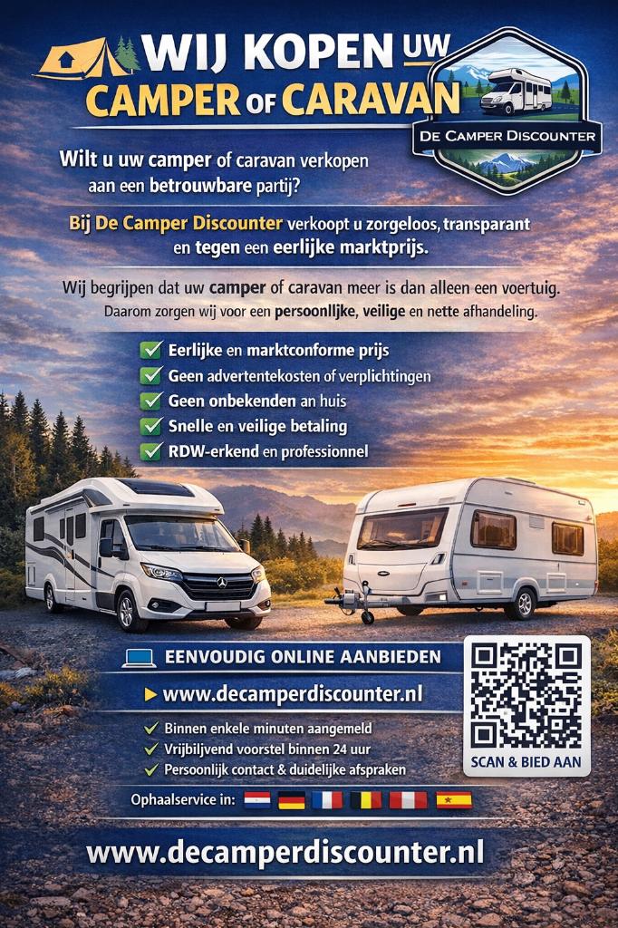 Snel en gemakkelijk u camper verkopen ?, Caravans en Kamperen, Camper Inkoop