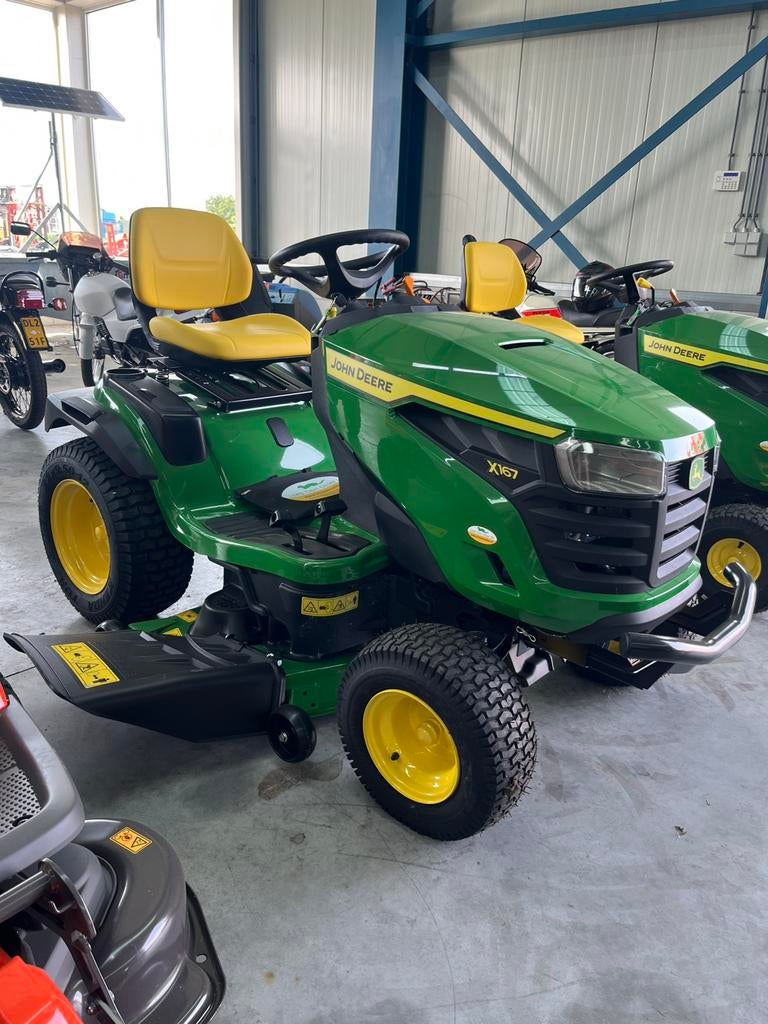 John Deere x167 zitmaaier, Ophalen, Zo goed als nieuw, 90 tot 120 cm