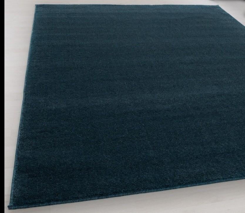Vloerkleed Bellevue 80x150 blauw laagpolig nieuw!, Warm gezellig comfortabel kwaliteit, Blauw, Nieuw, 150 tot 200 cm