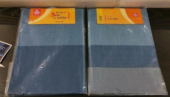 Blauwe placemats (2 verpakkingen), Ophalen of Verzenden, Nieuw, Blauw, Placemat