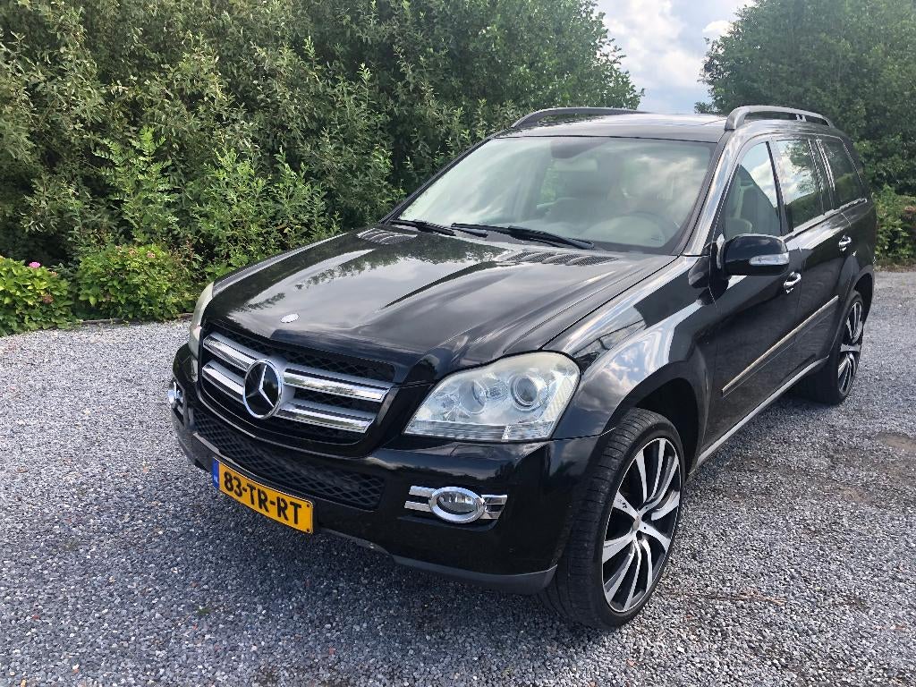 Mercedes-Benz GL 4.7 Gl450 4MATIC AUT 2007 Zwart, Auto's, Mercedes-Benz, Automaat, 7 stoelen, Bedrijf, Vierwielaandrijving