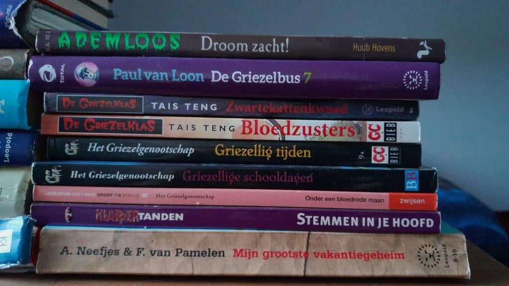 Griezel boeken, Diverse, Fictie, Ophalen, Gelezen