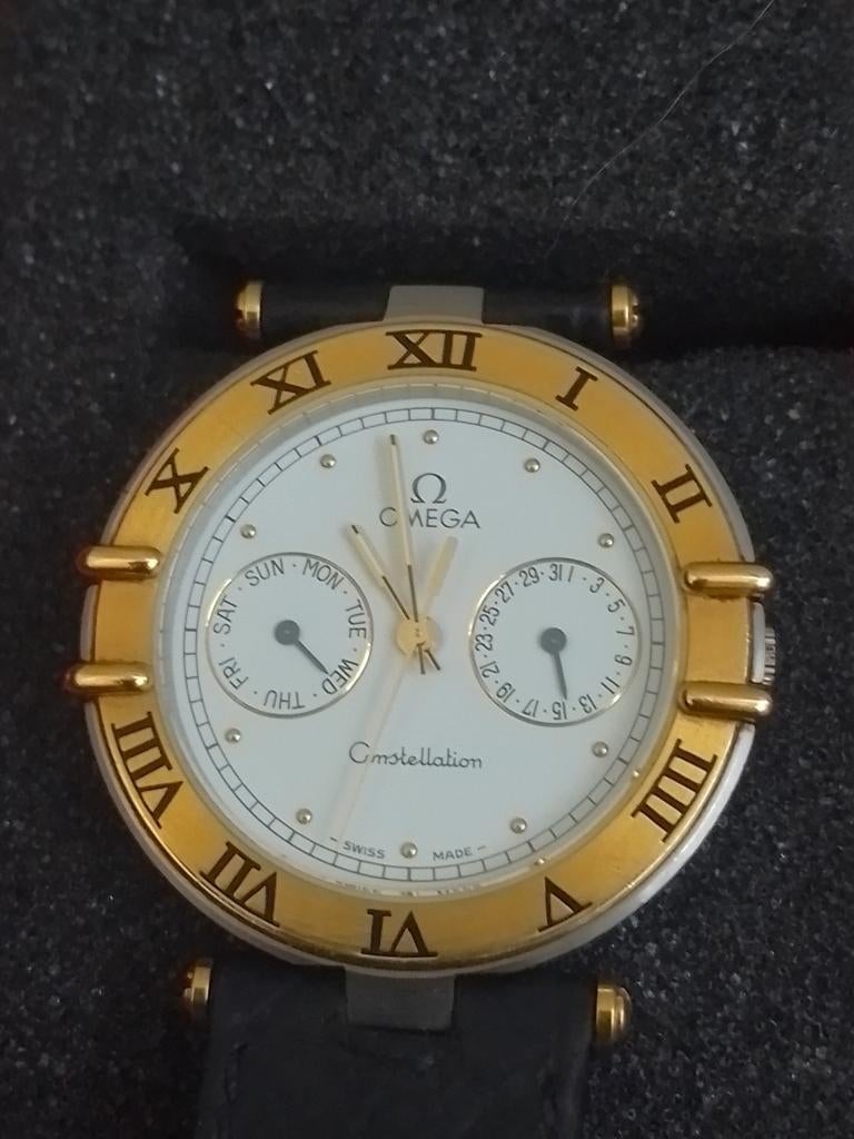 Omega Constellation 18k zgan met box ophalen Amsterdam, Ophalen of Verzenden