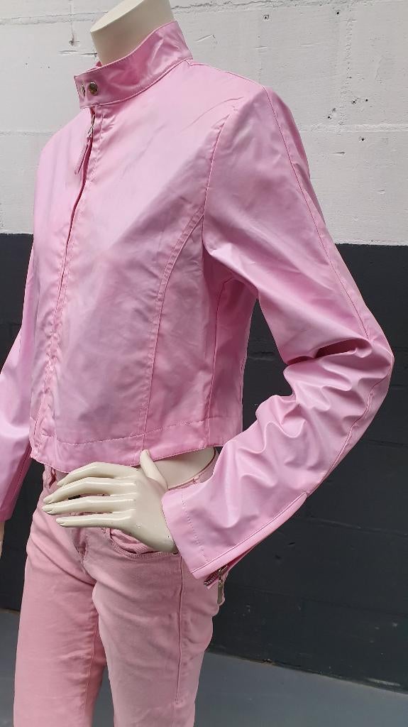 Lakjasje Foxy, roze, nepleer look. Maat S, maat 36. S25, Tweedehands verkoop, Tweedehands verkoop, Ophalen of Verzenden, Roze