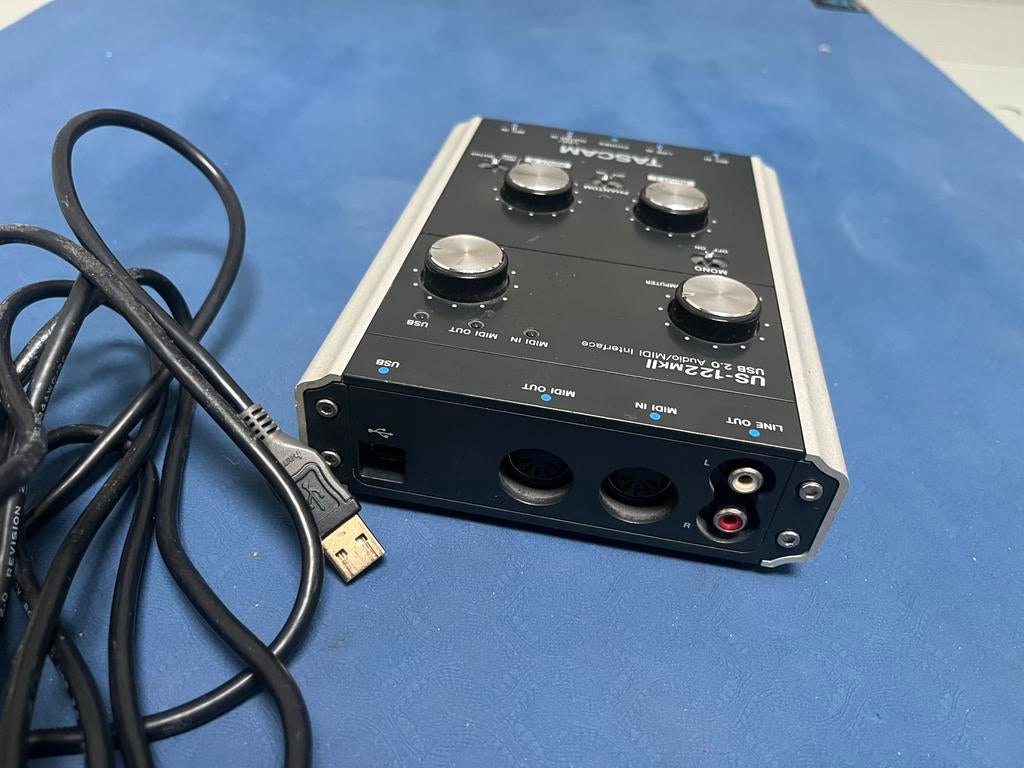 Tascam US-122MKII Audio Interface - In Goede Staat, Ophalen of Verzenden, Gebruikt, Minder dan 5 kanalen, Microfooningang