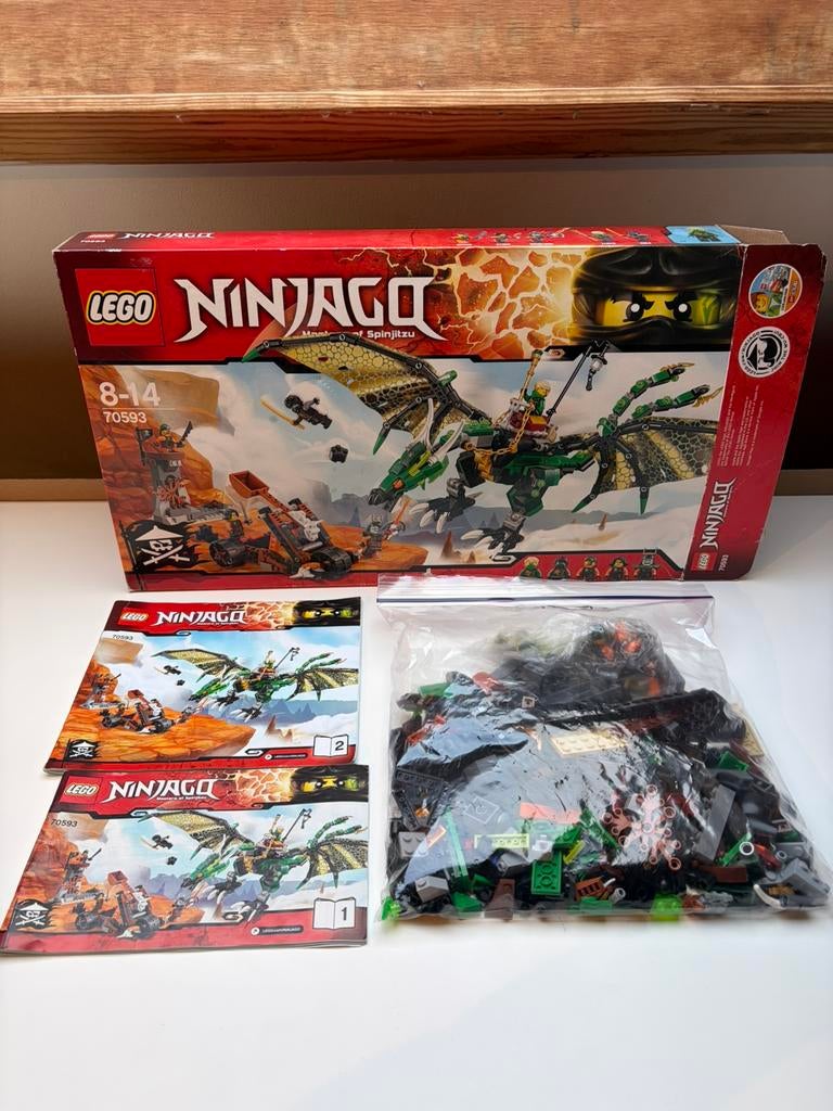 Lego 70593 Ninjago The green NRG dragon, Kinderen en Baby's, Speelgoed | Duplo en Lego, Ophalen of Verzenden, Zo goed als nieuw