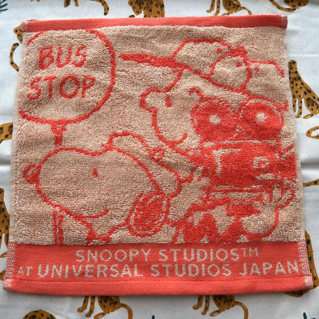 Snoopy Peanuts Comics Handdoekje van Universal Studios Japan, Verzenden, Snoopy, Nieuw, Gebruiksvoorwerp