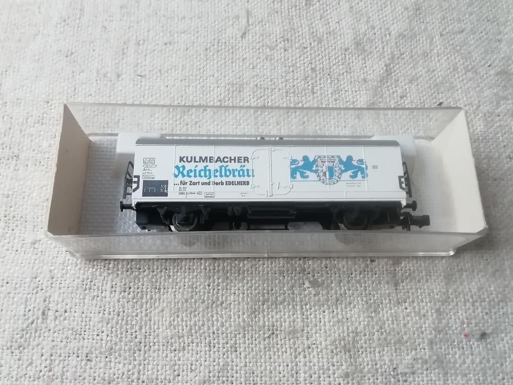 Fleischmann Spur N Bierwaggon Kulmbacher Reichelbräu, Gelijkstroom, Verzenden, Fleischmann, Wagon