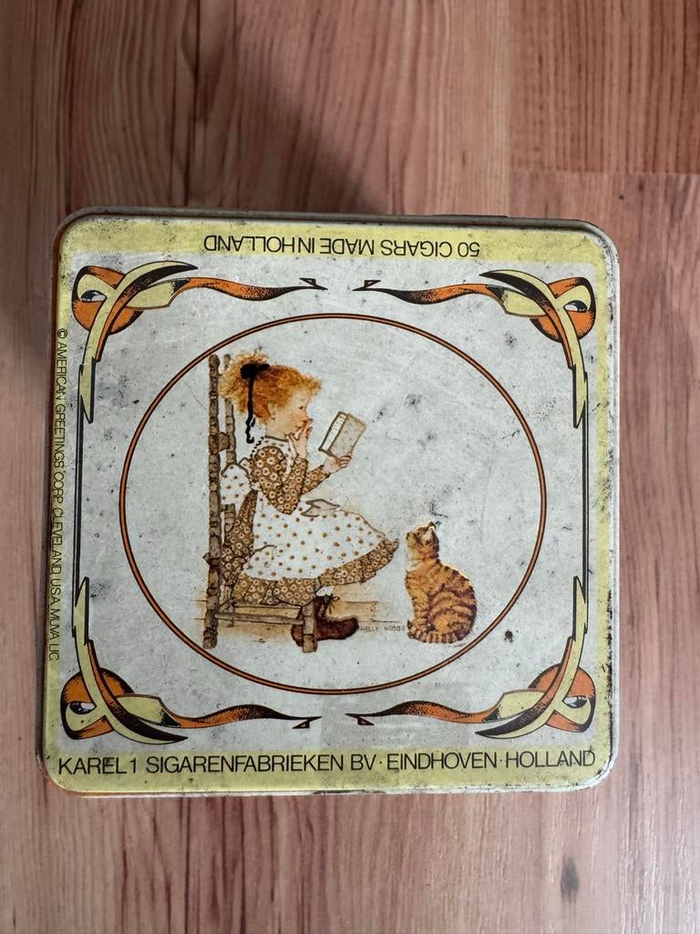 Vintage Karel 1 Sigarenblik, Ophalen of Verzenden