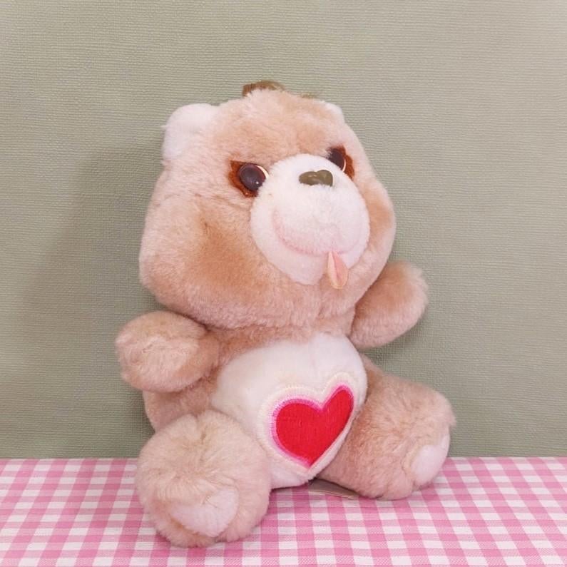 Vintage Troetelbeertjes Care Bears Tenderheart 1983 Kenner, Verzamelen, Overige merken, Gebruikt, Stoffen beer, Onbekend