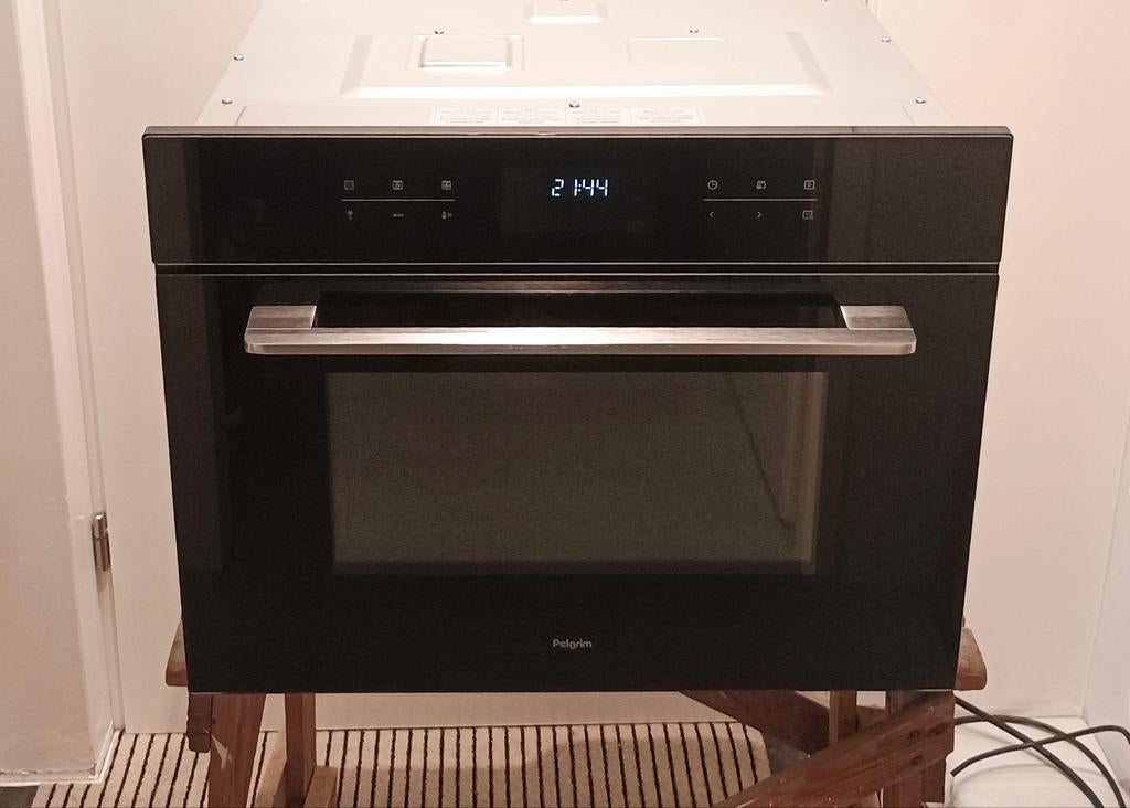 Pelgrim MAC214GLS inbouw combimagnetron met heteluchtoven, Witgoed en Apparatuur, Magnetrons, Combimagnetron, Gebruikt, Verzenden