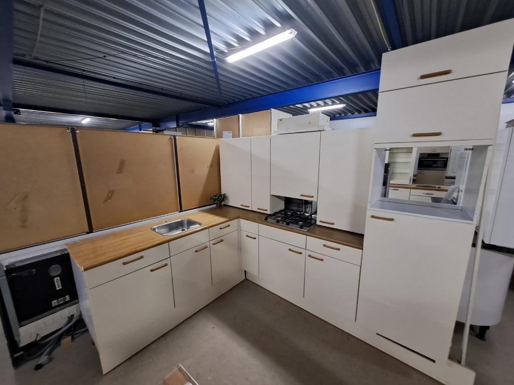 Complete Keuken Compleet met APP 2651 120Keukens op voorraad, Ophalen of Verzenden, Zo goed als nieuw, Met kookeiland