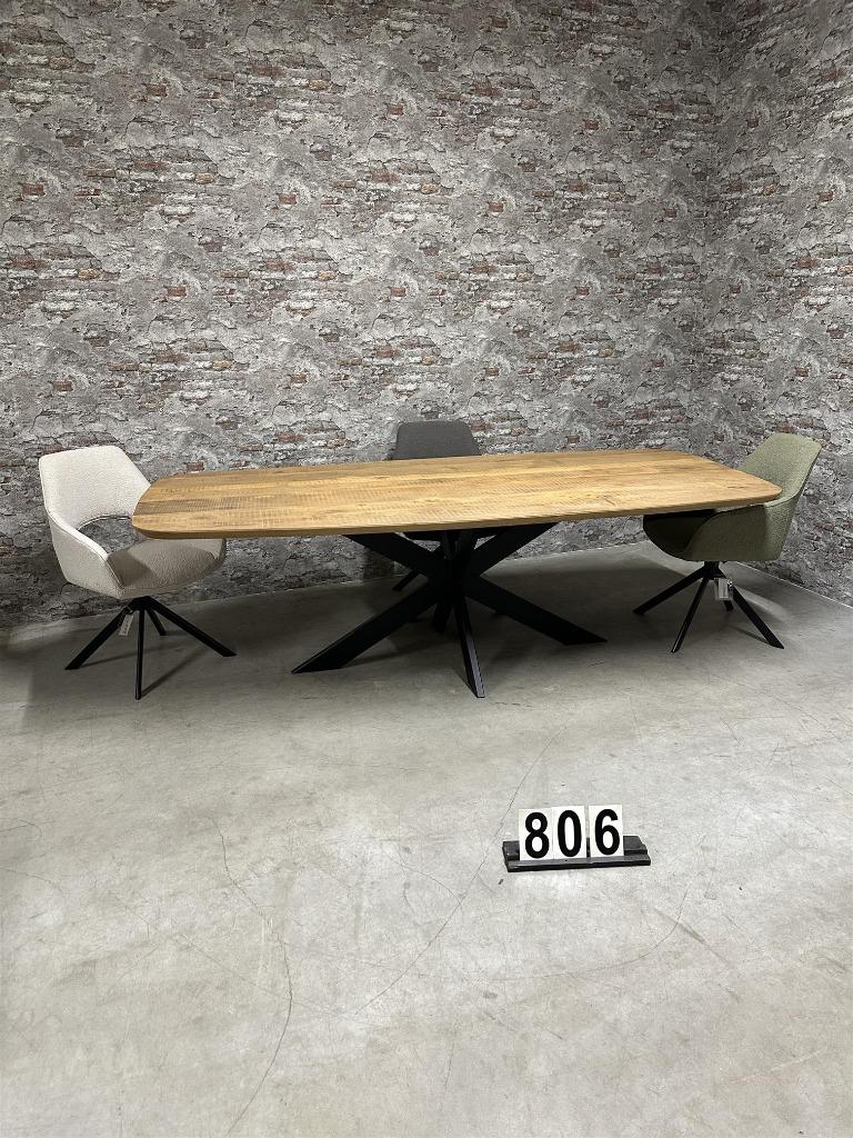 Deens ovale originele oud eiken eetkamertafel 806, Huis en Inrichting, Tafels | Eettafels, Info@antiekgroothandel.com, 100 tot 150 cm