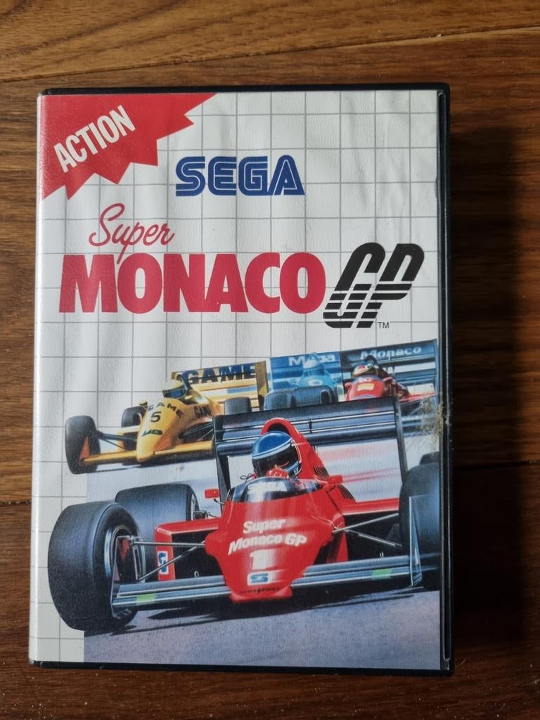 Super Monaco GP - Sega Master System Racegame, Spelcomputers en Games, Ophalen of Verzenden