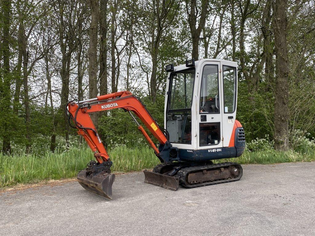 Gezocht Mini kraan Shovels Minishovel trekker Kubota tractor