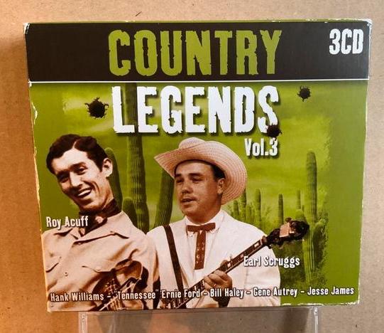 3 CDs Country Legends, Verzenden, Gebruikt