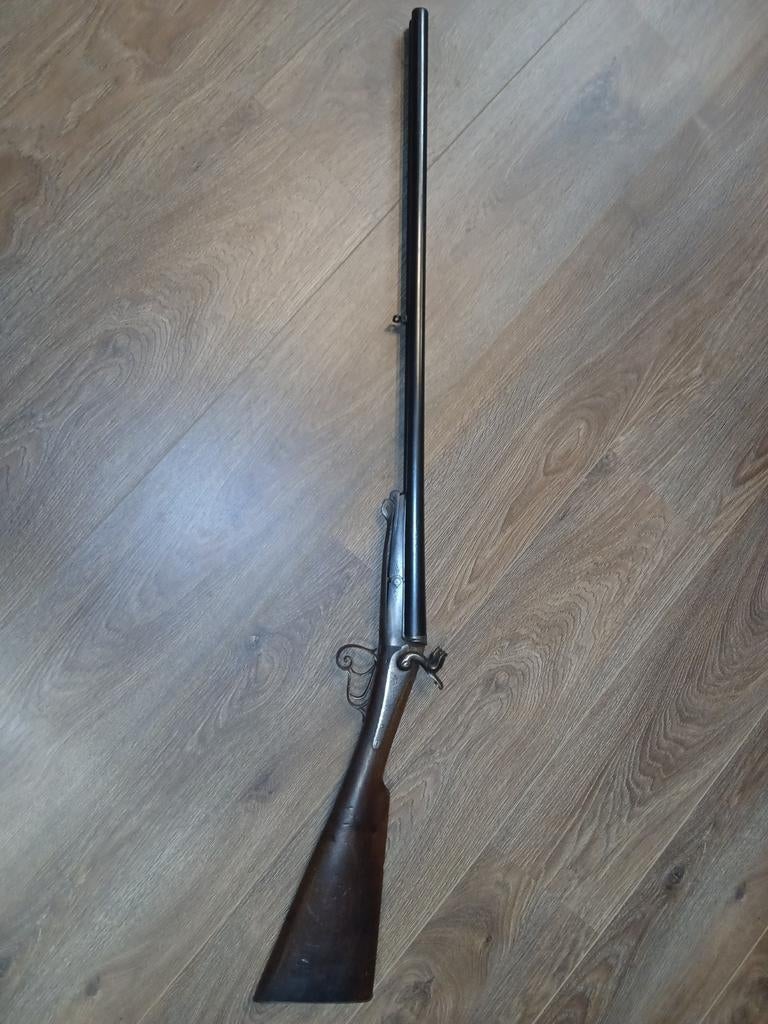 Antiek penvuurgeweer geweer caliber 16, Antiek en Kunst, Ophalen of Verzenden