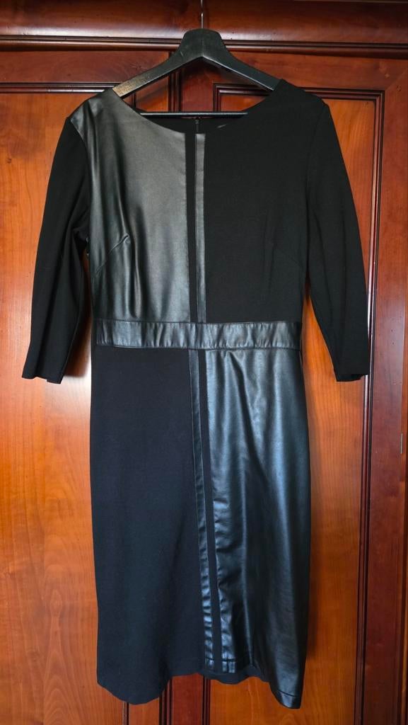 Elegante zwarte jurk Donna Dura - Maat 42, Kleding | Dames, Jurken, Zwart, Maat 42/44 (L), Donna Dura, Ophalen of Verzenden