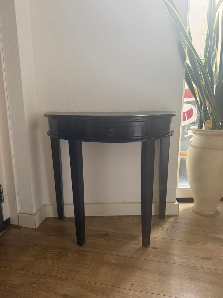 Koloniale side table, Ophalen, Gebruikt, 50 tot 100 cm, Teakhout