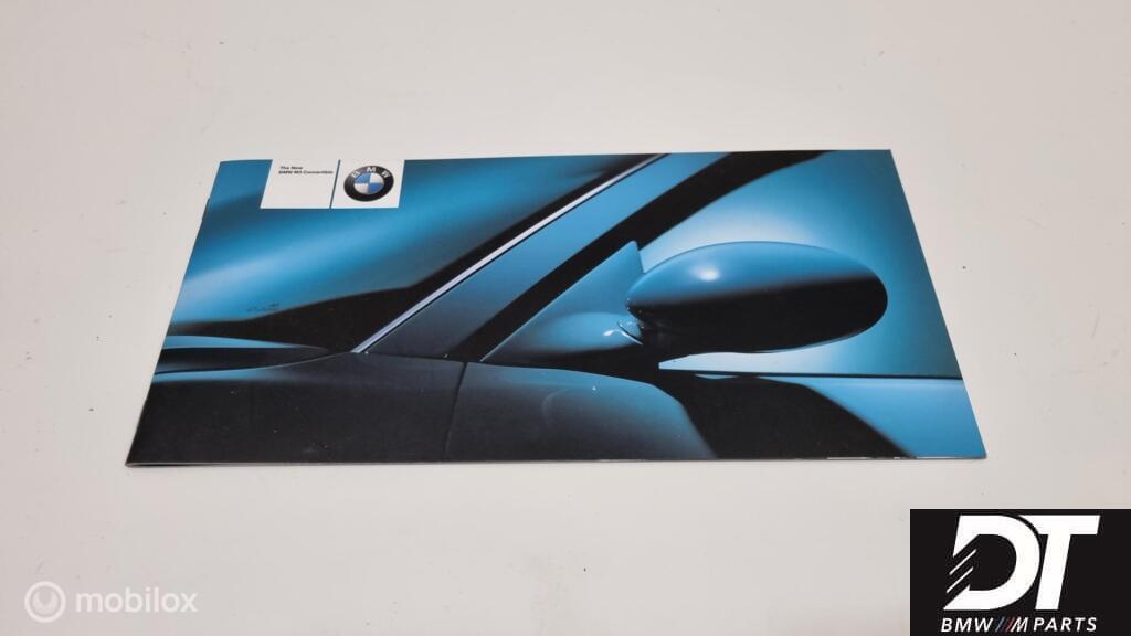 Instructieboekje / Folder BMW M3 E46 Cabrio S54 3.2 S54B32, Gebruikt, Ophalen of Verzenden, BMW, BMW